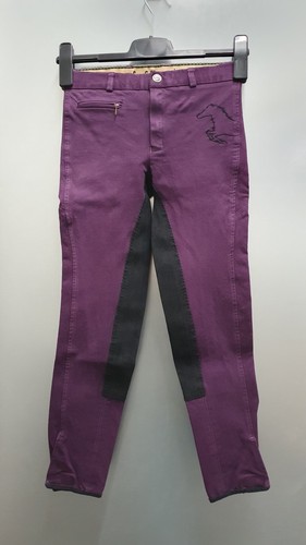 Kinder reithose lila 152 - kinder-reithose,