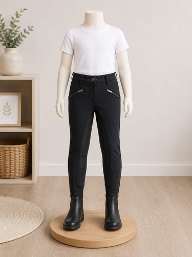Crane kinder reithose schwarz - kinder,